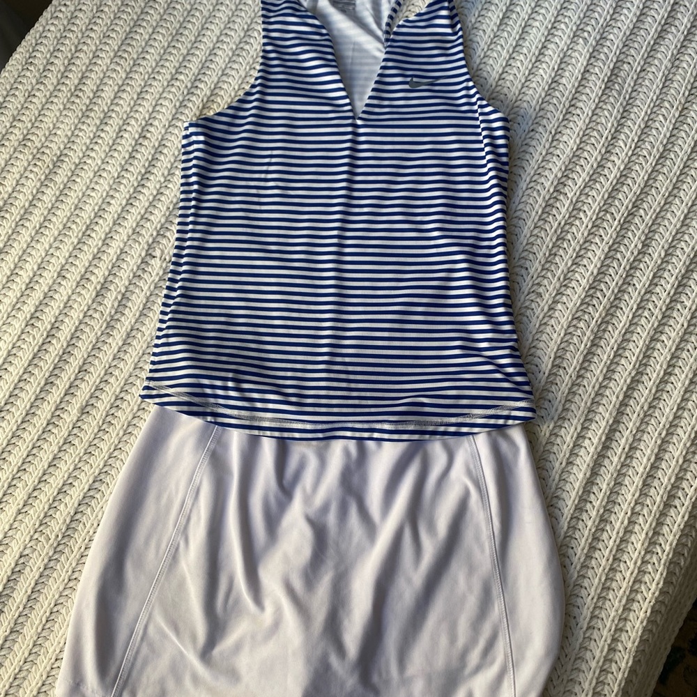 Nike tennis top with Avia tennis skirt